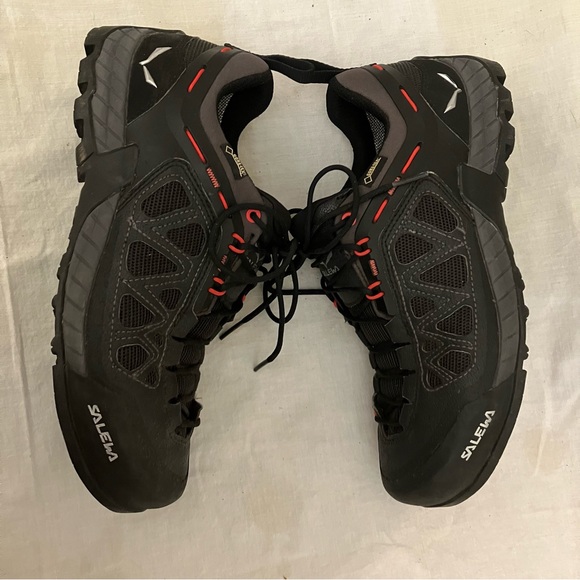 Salewa MS Firetail 3GTX black-out papavero men’s hiking shoe 7.5 - Picture 4 of 10